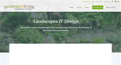 Desktop Screenshot of gardensforliving.com